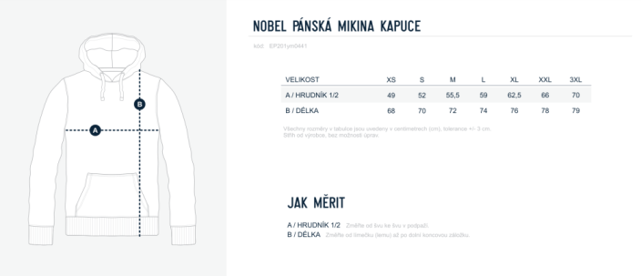 Mikina pro boha zimních hor