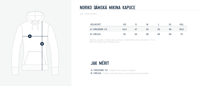 Mikina pro bohyni zimních hor - Velikost: S
